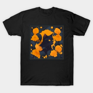 Вombay cat. Style vector (yellow version bombay cat) T-Shirt